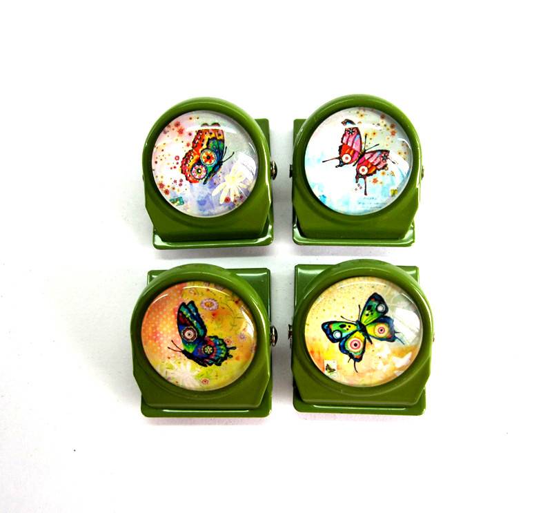 Souvenir Butterfly Metal Spring Memo Paper Clip