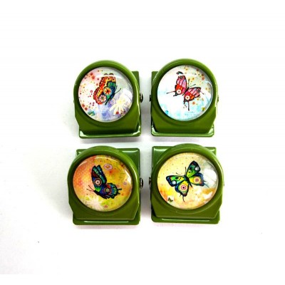 Souvenir Butterfly Metal Spring Memo Paper Clip