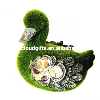 attractive first choice polyresin duck shape decoration garden